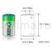 Батарейка DTCO 1381/EFAS-3 (LiSOCl2) XENO XL-050F